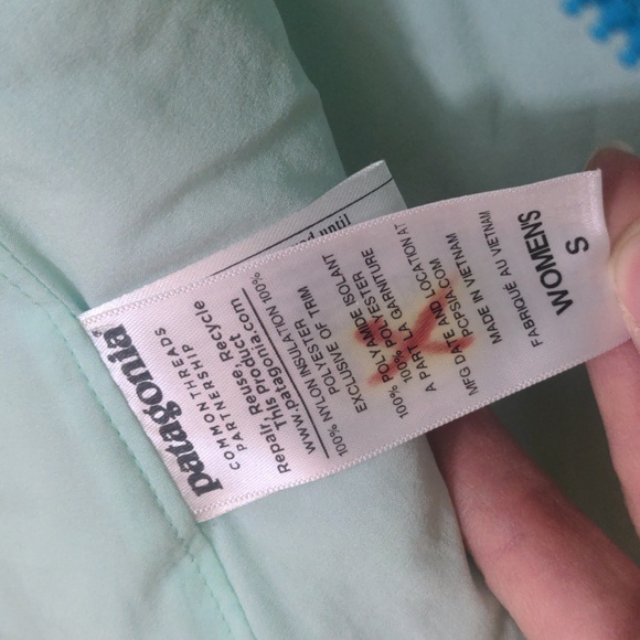 Women's Patagonia Nano Air Jacket Arctic Mint, size small - Picture 15 of 17